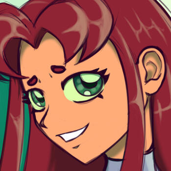 Starfire, shaded sketch